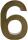 Clairefontaine Zahl 6 gross Fantasie 5x22x30