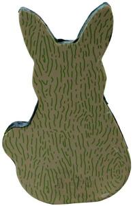 Clairefontaine Hase Silhouette 12cm