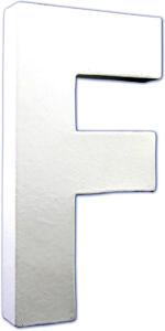 Clairefontaine Buchstabe F 3x13,5x20,5cm