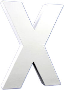 Clairefontaine Buchstabe X 3x13,5x20,5cm