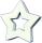 Clairefontaine Stern klein hohl 12x12x15