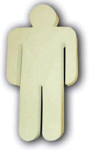 Clairefontaine Symbol Mann weiss 205x3cm