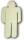Clairefontaine Symbol Mann weiss 205x3cm
