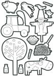 Maildor Color, Sticker 6 Bog A5 Bauernhof