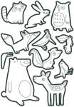 Maildor Color, Sticker 6 Bog A5 Waldtiere