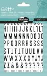 Clairefontaine Glitty A6 Buchstaben&Zahlen schwarz 2Bg