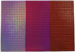 Clairefontaine Mosaiksticker 5cm 1Bg A5 Rot/Rosa