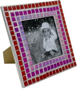 Clairefontaine Mosaiksticker 1cm Pck1Bg A5 Rot/Ros