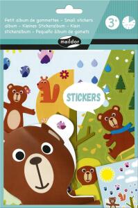 Maildor Stickeralbum mit ca. 30 Stickern