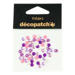 Clairefontaine Pack 60 Edelsteinen Rosa/Violett