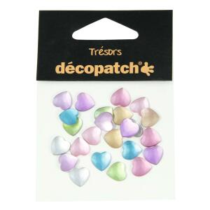 Clairefontaine Pack mit 24 Herzen 1cm - Pastell
