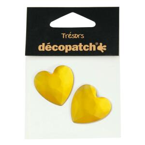 Clairefontaine Pack mit 2 Herzen 3cm - Orange