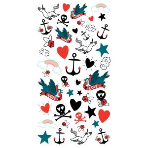 Clairefontaine Rubbelbild Tattoos