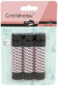 Maildor CreAdhesiv Pack 3 Klebestifte 8g
