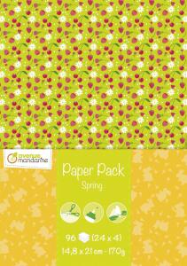 Avenue Mandarine Paper Pack, A5 - Frühling