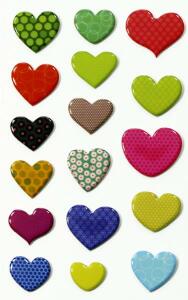 Maildor Stickers Cooky Herzen 7,5x12 1Bg