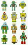 Maildor Stickers Cooky Roboter 7,5x12 1Bg