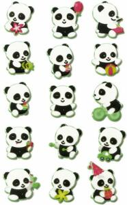 Maildor Stickers Cooky Panda 7,5x12 1Bg