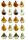 Maildor Stickers Cooky Hühner 7,5x12 1Bg