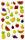 Maildor Stickers Cooky Kawaï Früchte 7,5x12 1Bg