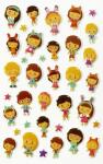 Maildor Stickers Cooky Kawai Puppen 7,5x12 1Bg
