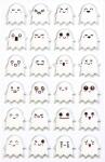 Maildor Stickers Cooky Gespenster 7,5x12 1Bg
