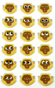 Maildor Stickers Cooky Affen 7,5x12 1Bg