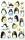Maildor Stickers Cooky Pinguine 7,5x12 1Bg