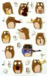 Maildor Stickers Cooky Hamster Musik 7,5x12 1Bg