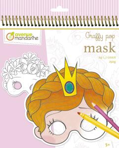 Avenue Mandarine Graffy Pop, Maskenmalbuch Mädchen