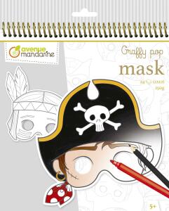 Avenue Mandarine Graffy Pop, Maskenmalbuch Jungen