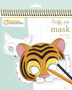 Avenue Mandarine Graffy Pop, Maskenmalbuch Tiere