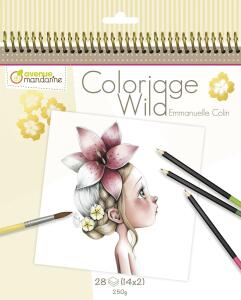Avenue Mandarine Malbuch "Wilde Charaktere" E Colin
