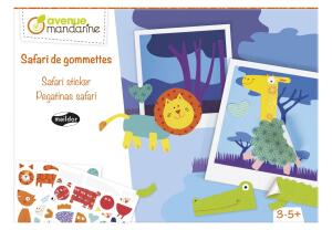 Avenue Mandarine Kreativ-Set, Safari Sticker