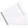 Exacompta Register A3 quer Karton 10tlg weiss