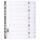 Exacompta Register A4+ Karton 10tlg 1-10 weiss
