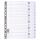 Exacompta Register A4+ Karton 12tlg 1-12 weiss