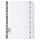 Exacompta Register A4 Karton 15tlg 1-15 weiss