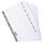 Exacompta Register A4 Karton 15tlg 1-15 weiss