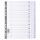 Exacompta Register A4+ Karton 20tlg 1-20 weiss