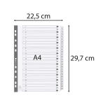 Exacompta Register A4 Karton 25tlg 1-25 weiss