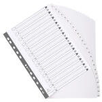 Exacompta Register A4 Karton 25tlg 1-25 weiss
