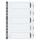 Exacompta Register A4 Karton 5tlg 1-5 weiss