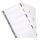 Exacompta Register A4 Karton 5tlg 1-5 weiss