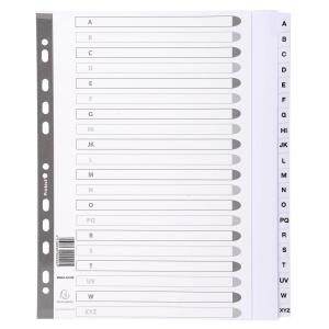 Exacompta Register A4+ Karton 20tlg A-Z weiss