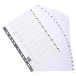 Exacompta Register A4+ Karton 20tlg A-Z weiss