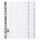 Exacompta Register A4+ Karton 20tlg A-Z weiss