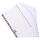 Exacompta Register A4+ Karton 20tlg A-Z weiss