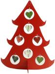 Clairefontaine Weihnachtsbaum m. Herzhänger 45,5