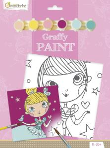 Avenue Mandarine Graffy Paint 20x20cm, Prinzessin